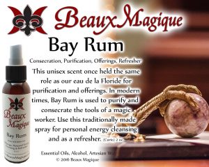 Bay Rum ~ Spiritual Cologne