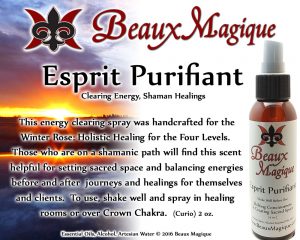 Esprit Purifiant ~ Spiritual Cologne