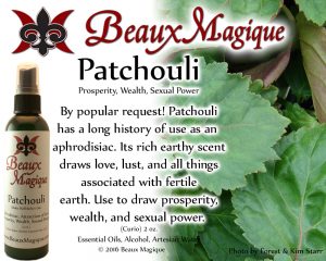 Patchouli ~ Spiritual Cologne