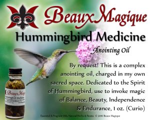 Hummingbird Medicine ~ Anointing Oil